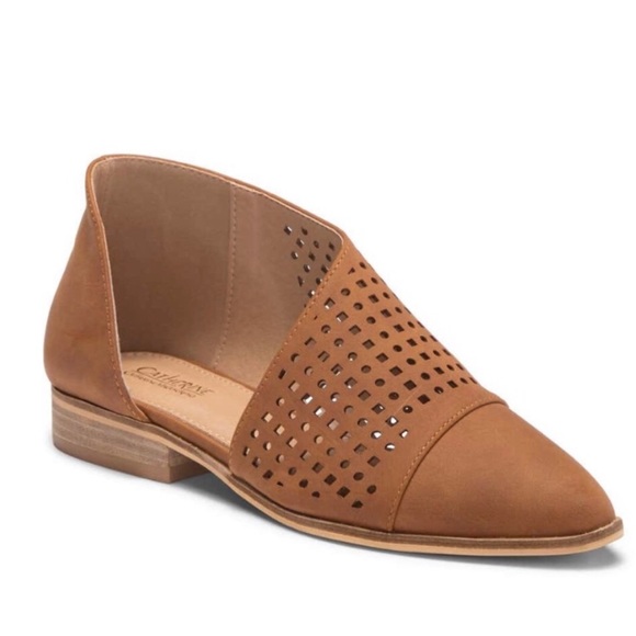 Catherine Malandrino Shoes - Catherine Malandrino Roffee Perforated Flats